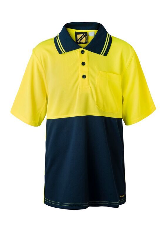Ncc Wspk20 Kids S/S Two Tone Polo - Star Uniforms Australia