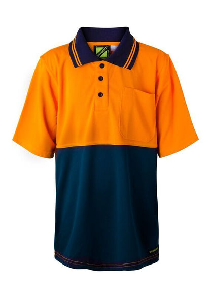 Ncc Wspk20 Kids S/S Two Tone Polo - Star Uniforms Australia