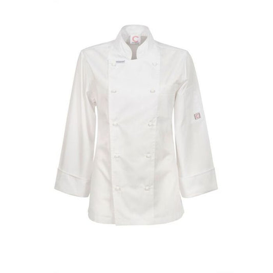 NCC-CHEFCRAFT LADIES EXECUTIVE CHEFS LW JACKET L/S-CJL20