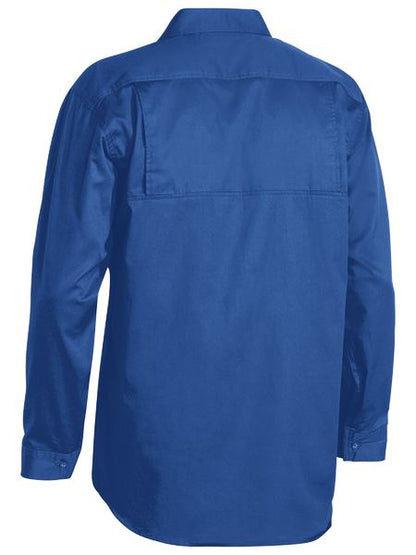 Bisley Cool Lightweight Drill Shirt - Long Sleeve-BS6893