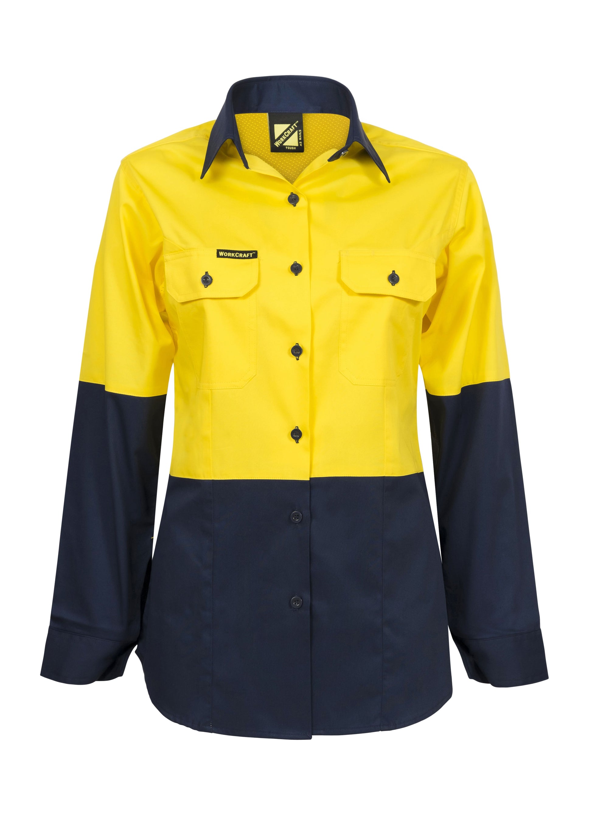 WORKCRAFT WSL502 Ladies Hi Vis 2 Tone Shirt - Star Uniforms Australia