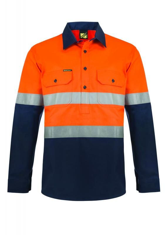 WORKCRAFT WS6031 Hybrid Shirt With CSR Tape - Star Uniforms Australia