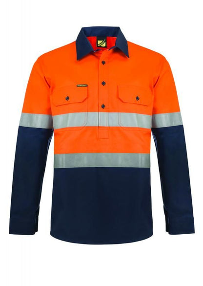 WORKCRAFT WS6031 Hybrid Shirt With CSR Tape - Star Uniforms Australia