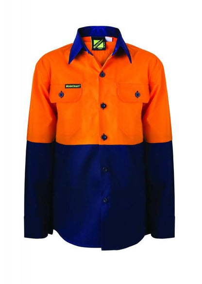 Ncc Wsk127 Kids Hi Vis Shirt Long Sleeve NOTE: Please check the stock availability of this product before placing an order. - Star Uniforms Australia
