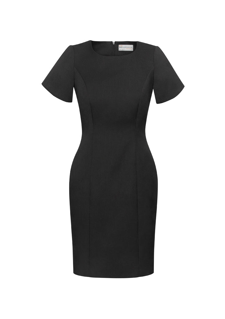 Biz Corporates Womens Short Sleeve Dress 30112 - Star Uniforms Australia