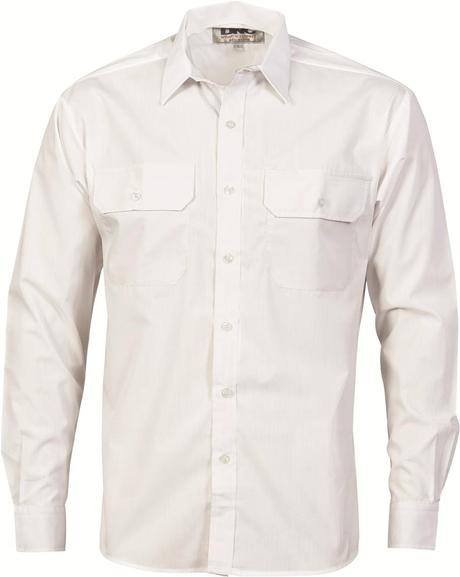 Dnc Polyester Cotton L/S Work Shirt (3212) - Star Uniforms Australia