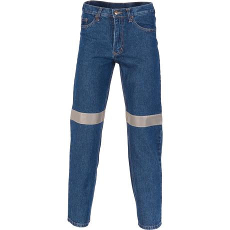 Dnc Taped Denim Stretch Jeans (3347) - Star Uniforms Australia