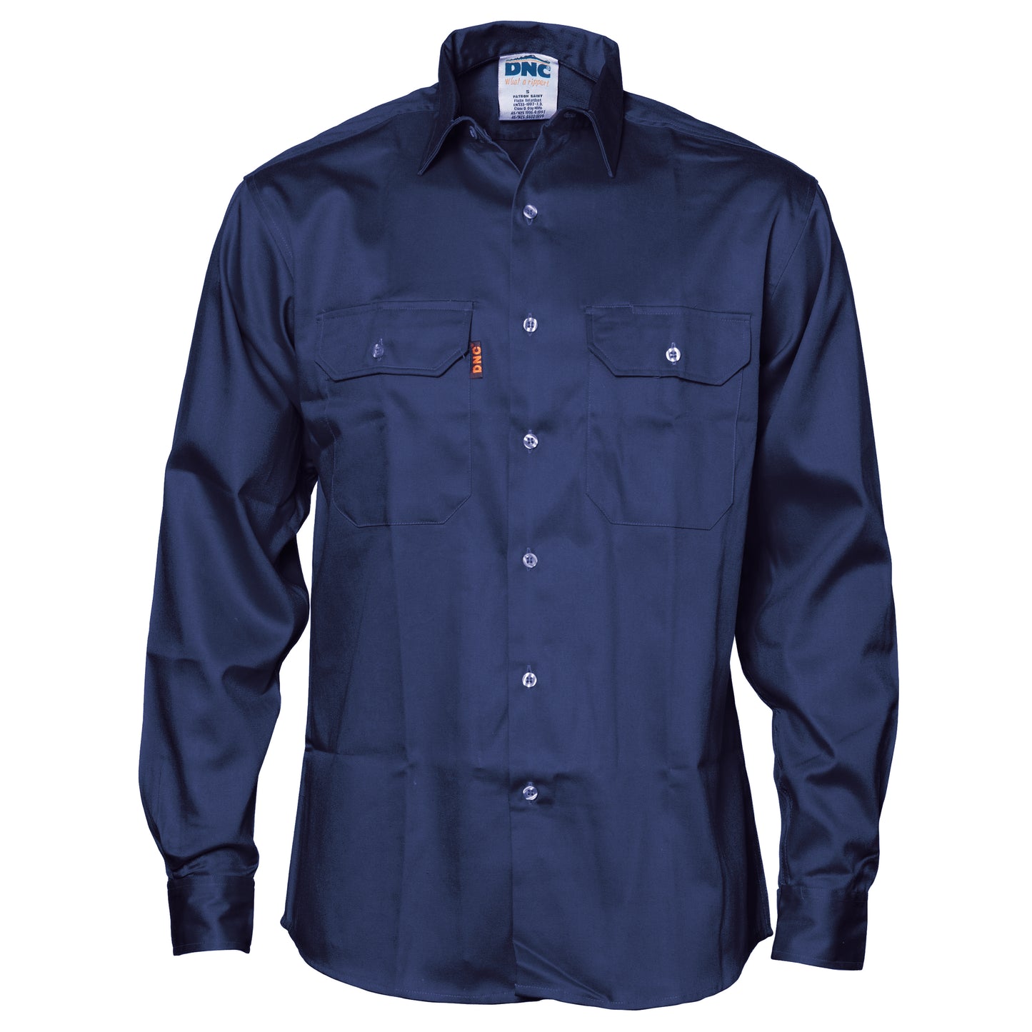DNC Patron Saint® Flame Retardant Drill Shirt, Long Sleeve 3402 - Star Uniforms Australia