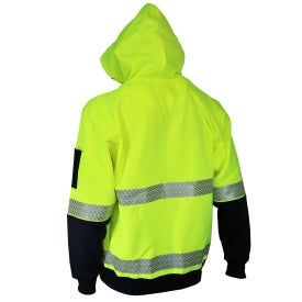 DNC-Hi Vis Segmented Tape Full Zip Hoodie-3530