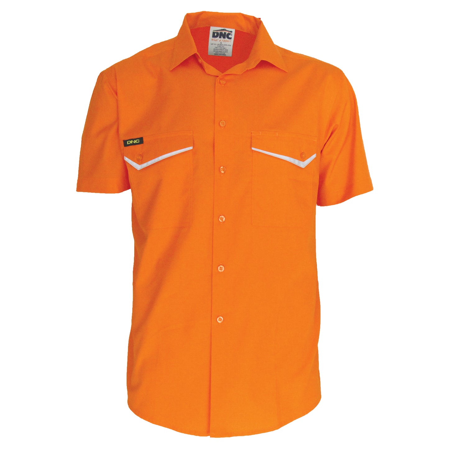 DNC HiVis RipStop Cotton Cool Shirt, S/S 3583 - Star Uniforms Australia