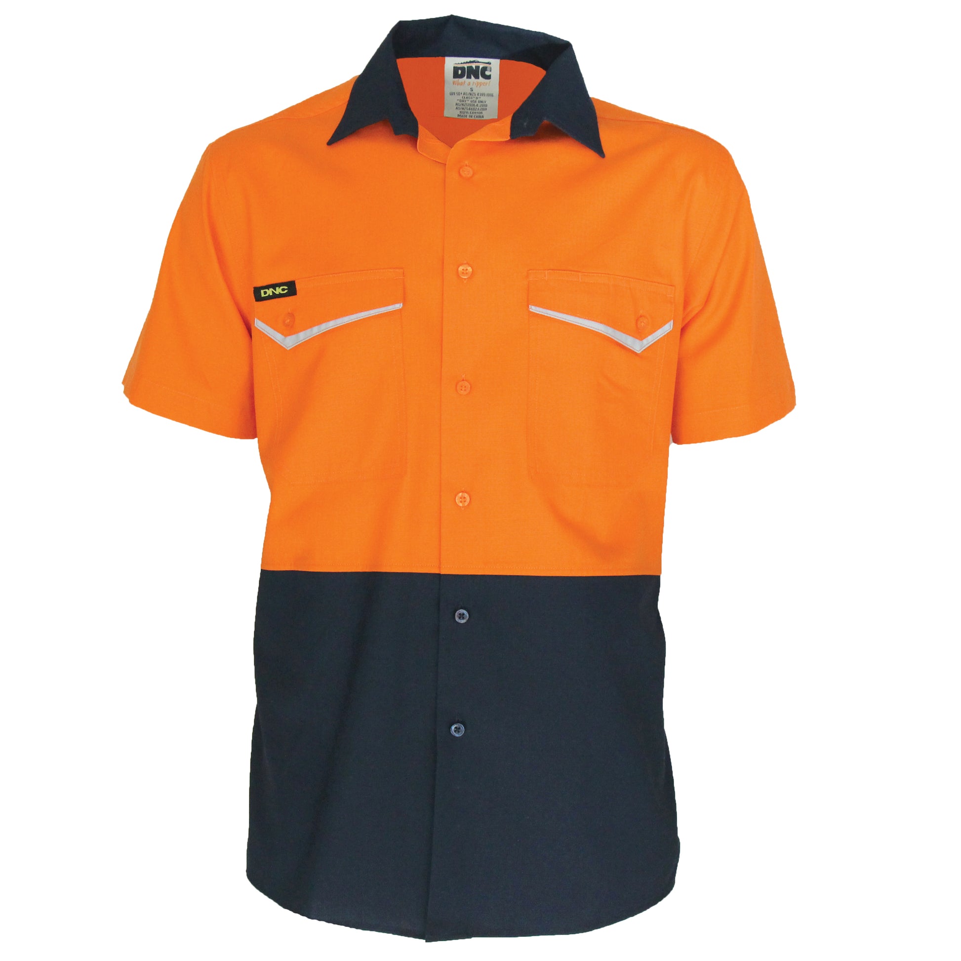 DNC Two-Tone RipStop Cotton Cool Shirt, S/S 3585 - Star Uniforms Australia