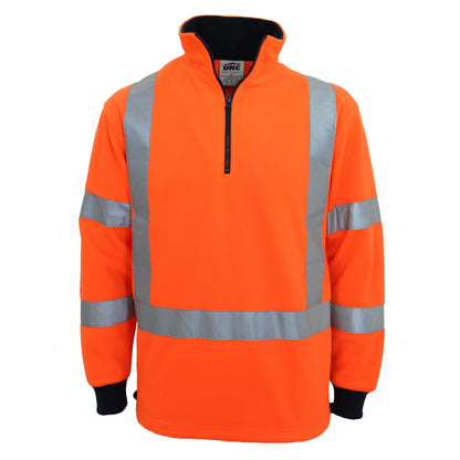 DNC Hivis "X" back & Biomotion taped Polar Fleece 3730 - Star Uniforms Australia