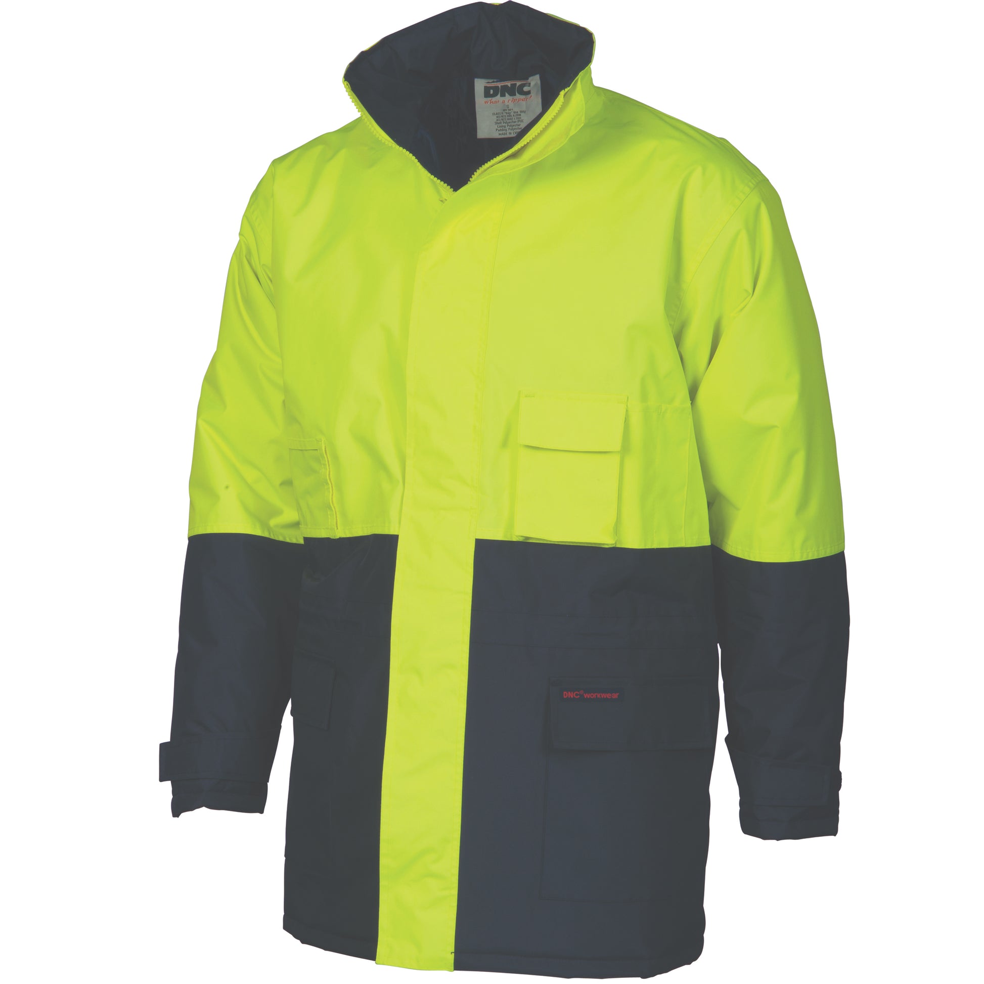 DNC HiVis two tone parka 3766 - Star Uniforms Australia