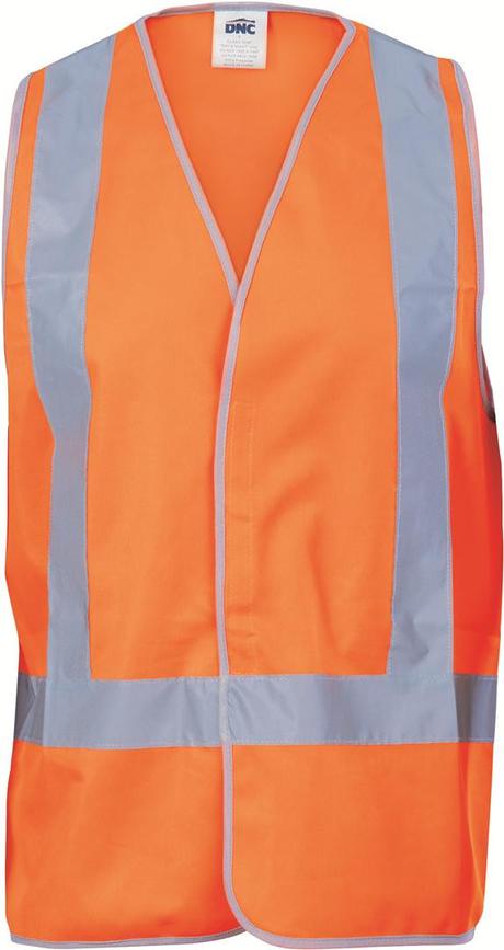 Dnc Day/Night Safety Vest With H-Pattern (3804) - Star Uniforms Australia