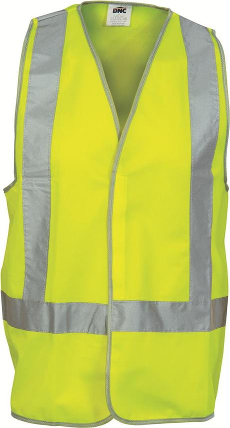 Dnc Day/Night Safety Vest With H-Pattern (3804) - Star Uniforms Australia