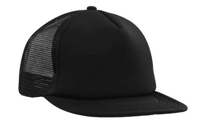 Headwear Trucker Mesh Cap With Flat Peak - 3806