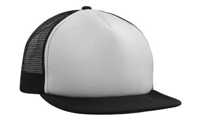 Headwear Trucker Mesh Cap With Flat Peak - 3806