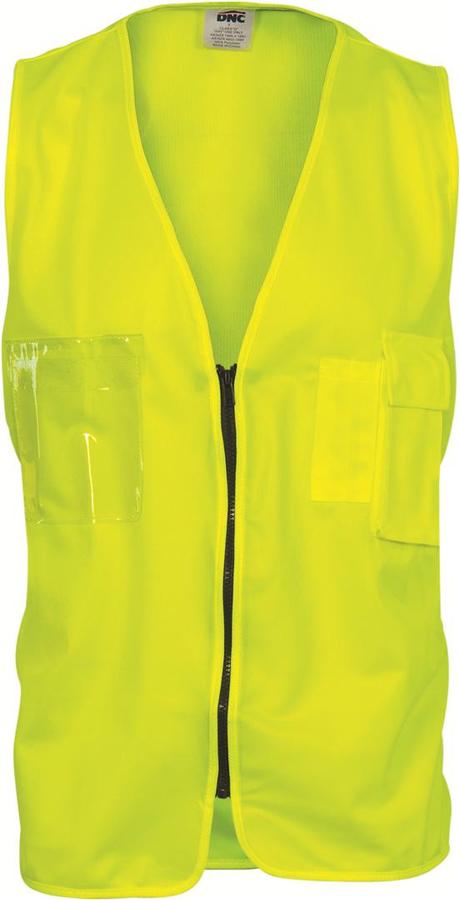 Dnc Daytime Side Panel Safety Vests (3806) - Star Uniforms Australia