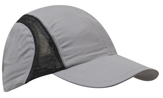 Headwear Micro Fibre & Mesh Sports Cap with Reflective Trim Cap - 3814