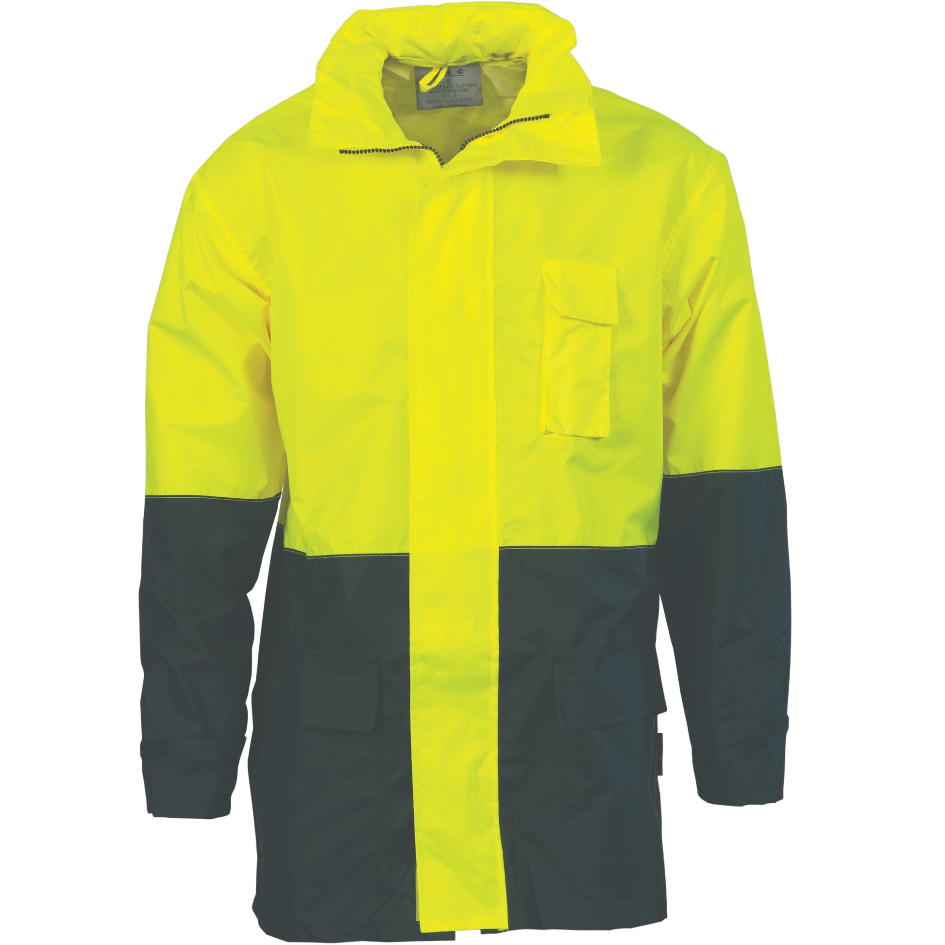 DNC HiVis Two Tone Light weight Rain Jacket Product Code: 3877 - Star Uniforms Australia
