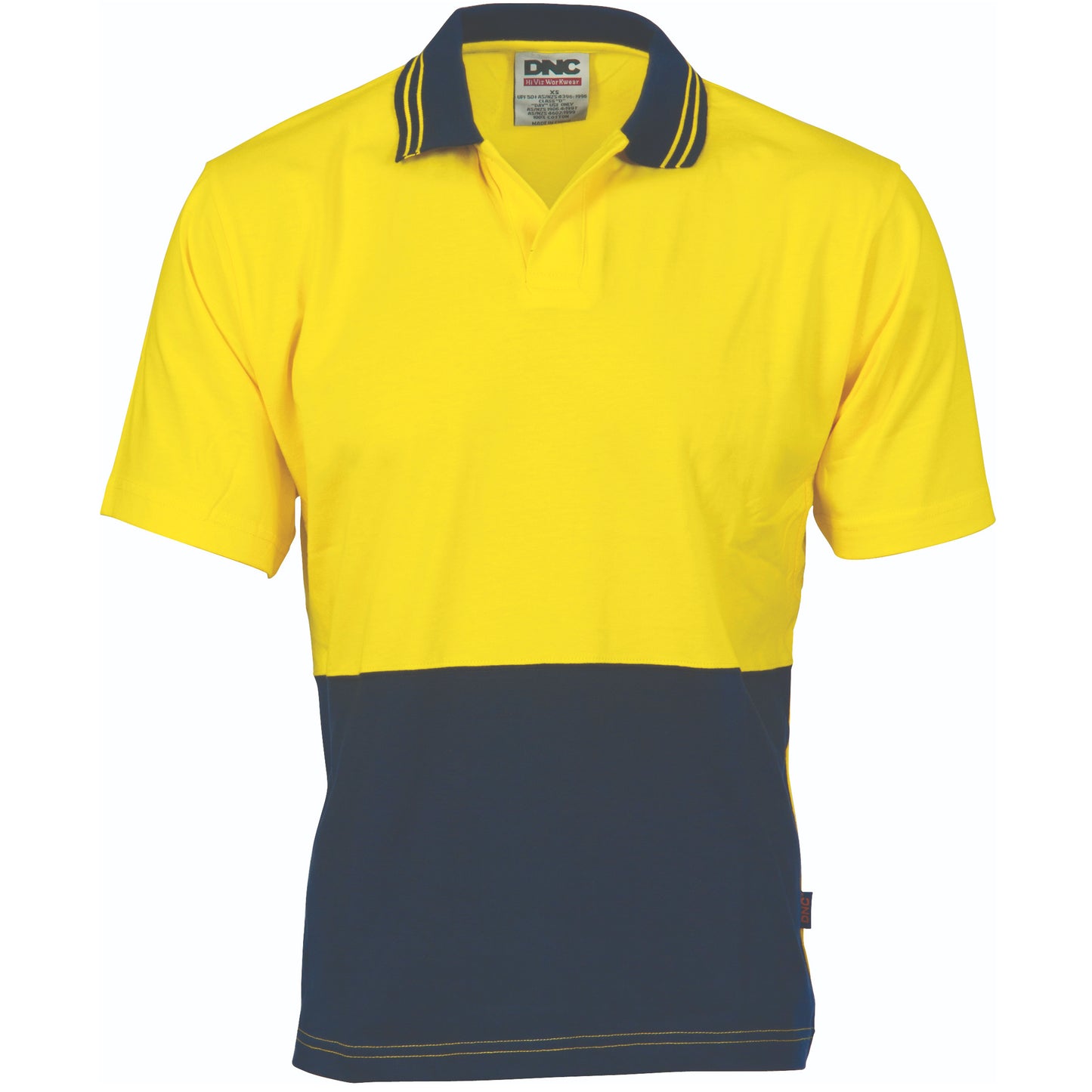 DNC Hivis Cool Breeze Cotton Jersey Food Industry Polo - Short Sleeve 3905 - Star Uniforms Australia