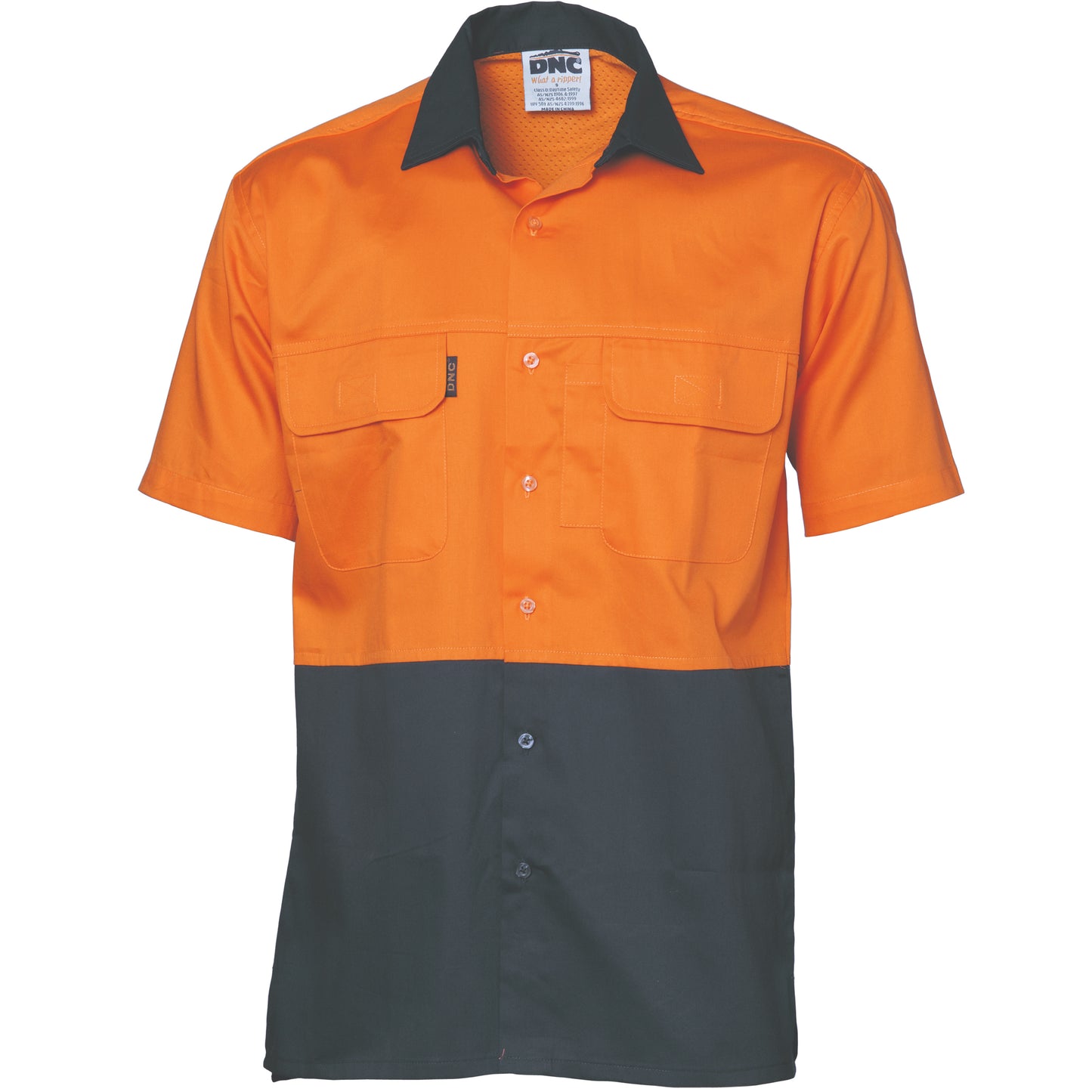 DNC HiVis 3 Way Cool-Breeze Cotton Shirt - short sleeve 3937 - Star Uniforms Australia
