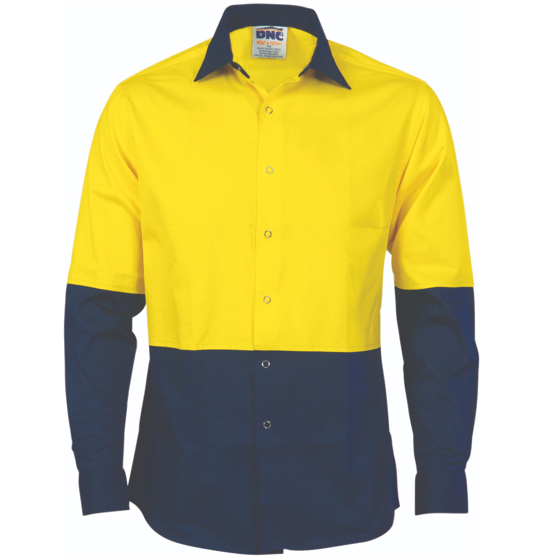 DNC HiVis Cool Breeze Food Industry Cotton Shirt - Long Sleeve 3942 - Star Uniforms Australia