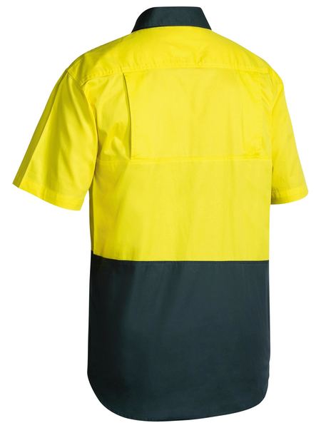 Bisley 2 Tone Cool Lightweight Drill Shirt - Short Sleeve-BS1895