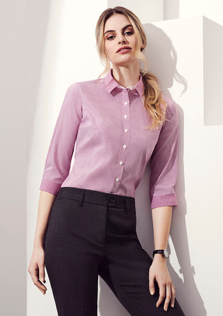 Biz Corporates Women Fifth Avenue 3/4 Sleeve Shirt 40111 - Star Uniforms Australia