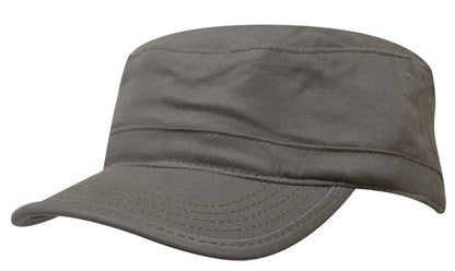 Headwear-Sports Twill Military Cap-4025