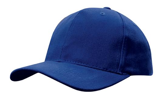 Headwear-Brush Heavy Cotton Cap with snap back-4141