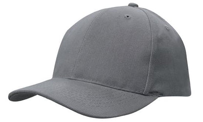 Headwear-Brush Heavy Cotton Cap with snap back-4141