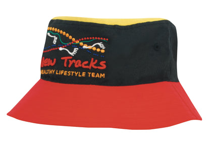 Headwear Breathable Poly Twill Multicoloured Bucket Hat - 4220