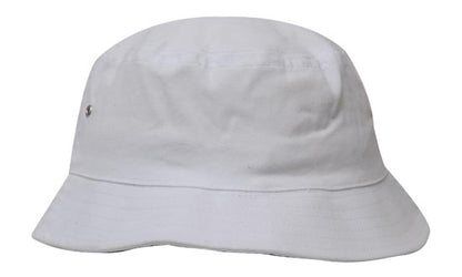 Headwear Brushed Sports Twill Bucket Hat-4223