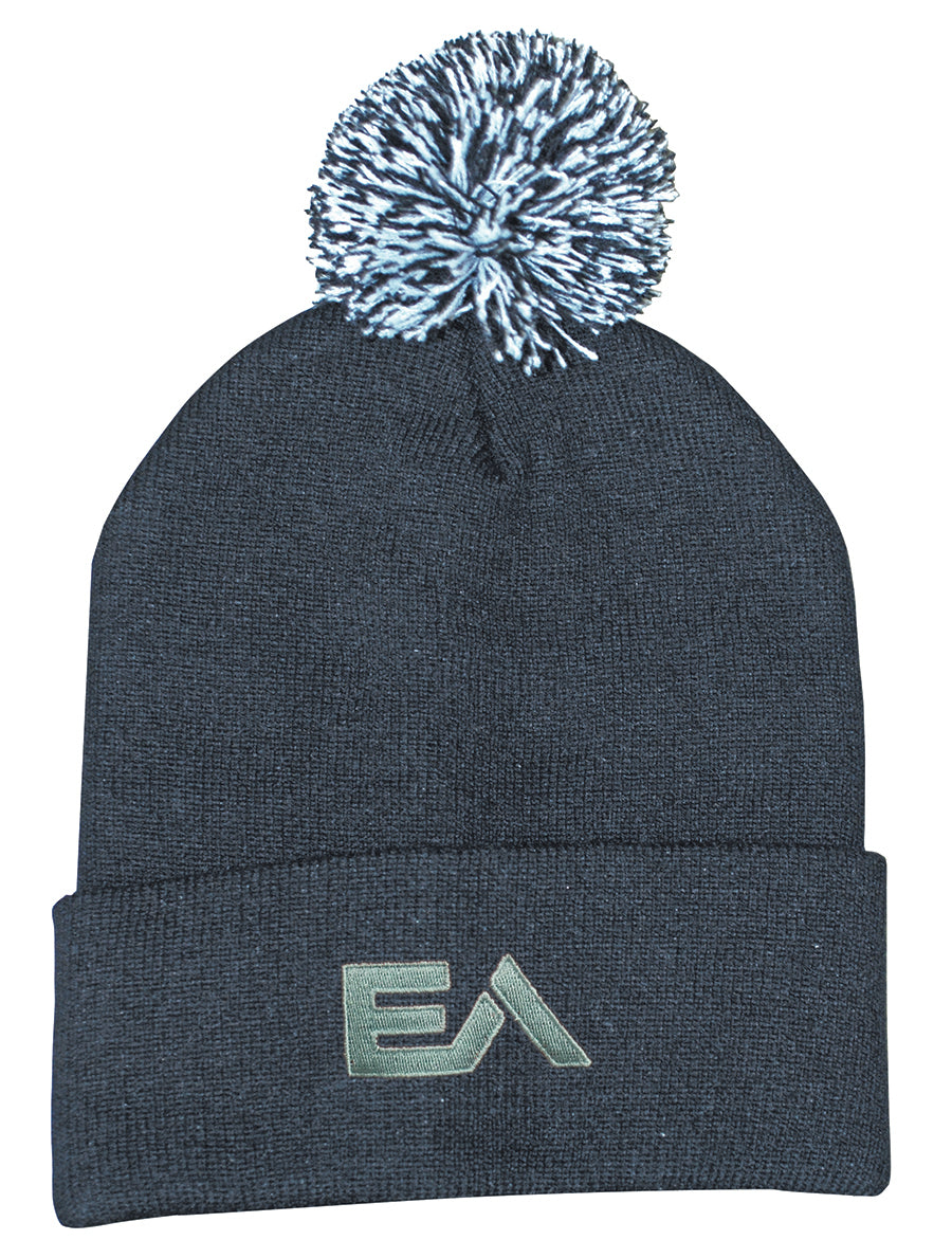 Headwear-Acrylic Beanie with Pom Pom-4256