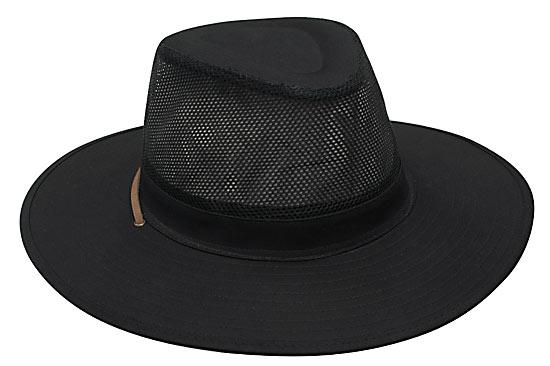 Headwear Safari Cotton Twill & Mesh Hat - 4276