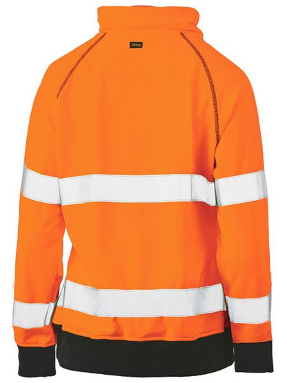 Bisley Womens Taped Hi Vis Fleece Jumper-BKL6818T