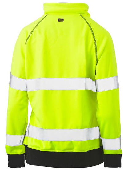 Bisley Womens Taped Hi Vis Fleece Jumper-BKL6818T