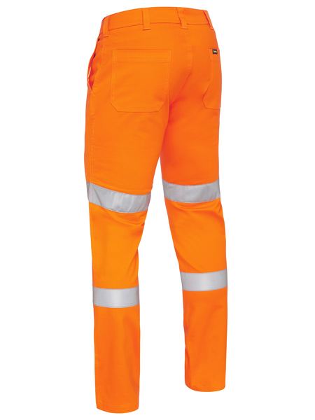 Bisley Taped Biomotion Stretch Cotton Drill Work Pants-BP6008T