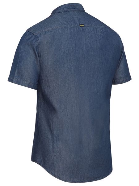 Bisley Mens Short Sleeve Denim Work Shirt-BS1602