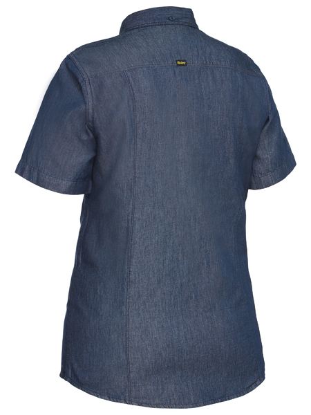 Bisley-Women's Short Sleeve Denim Work Shirt-BL1602