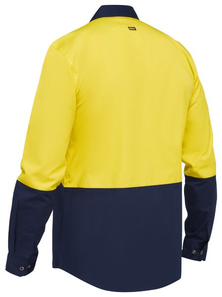 Bisley-Two Tone Hi Vis Long Sleeve Shirt-BS6442