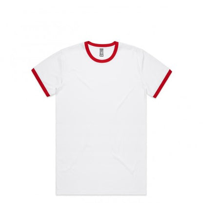 As Colour Mens Ringer Tee - 5053 - Star Uniforms Australia