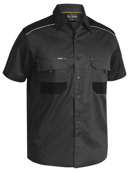 Bisley FLEX & MOVE™ Mechanical Stretch Shirt Short Sleeve-BS1133