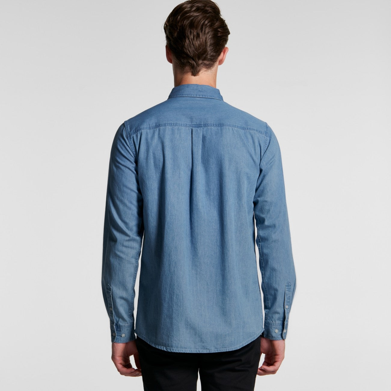 As Colour Mens Blue Denim Shirt- 5409 - Star Uniforms Australia