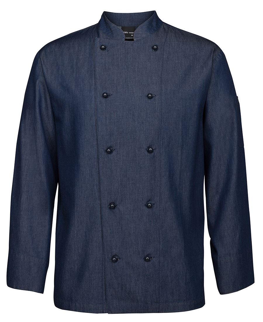 Jb's Wear Denim L/S Chef's Jacket 5CDL - Star Uniforms Australia