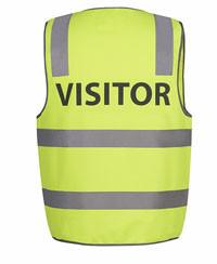 JB's Hi Vis (D+N) Safety Vest Visitor (6DNS7)