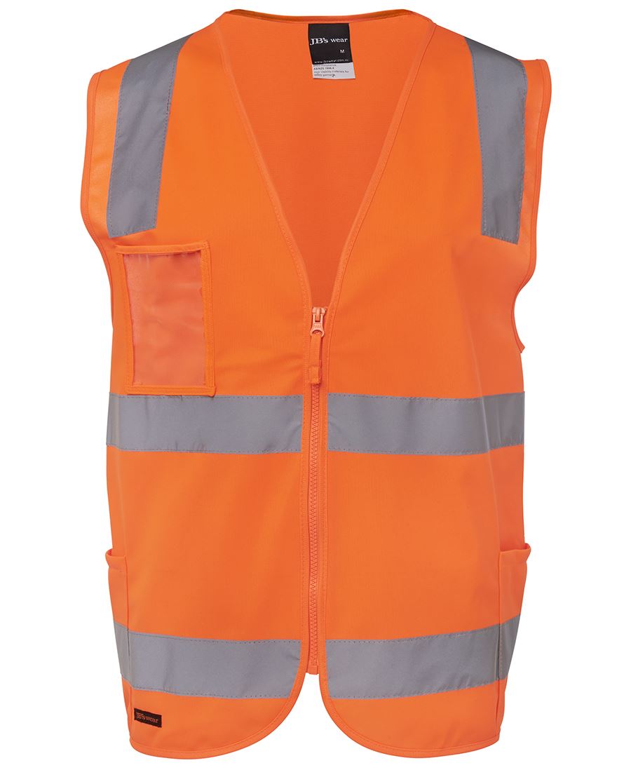 Jb'S Wear Hi Vis (D+N) Zip Safety Vest 6Dnsz - Star Uniforms Australia