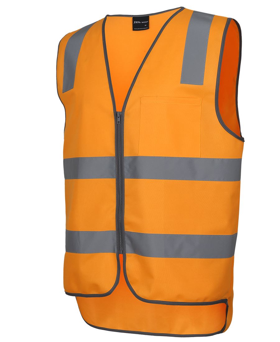 JB'S Wear Aust. Rail (D+N) Safety Vest 6DVTV - Star Uniforms Australia