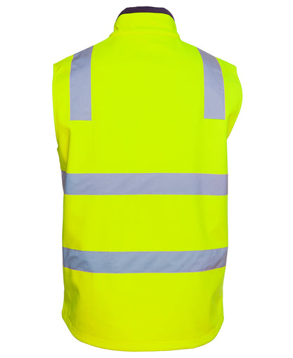 Jb'S Wear Hi Vis D+N Water Resistant Softshell Vest 6Dwv - Star Uniforms Australia